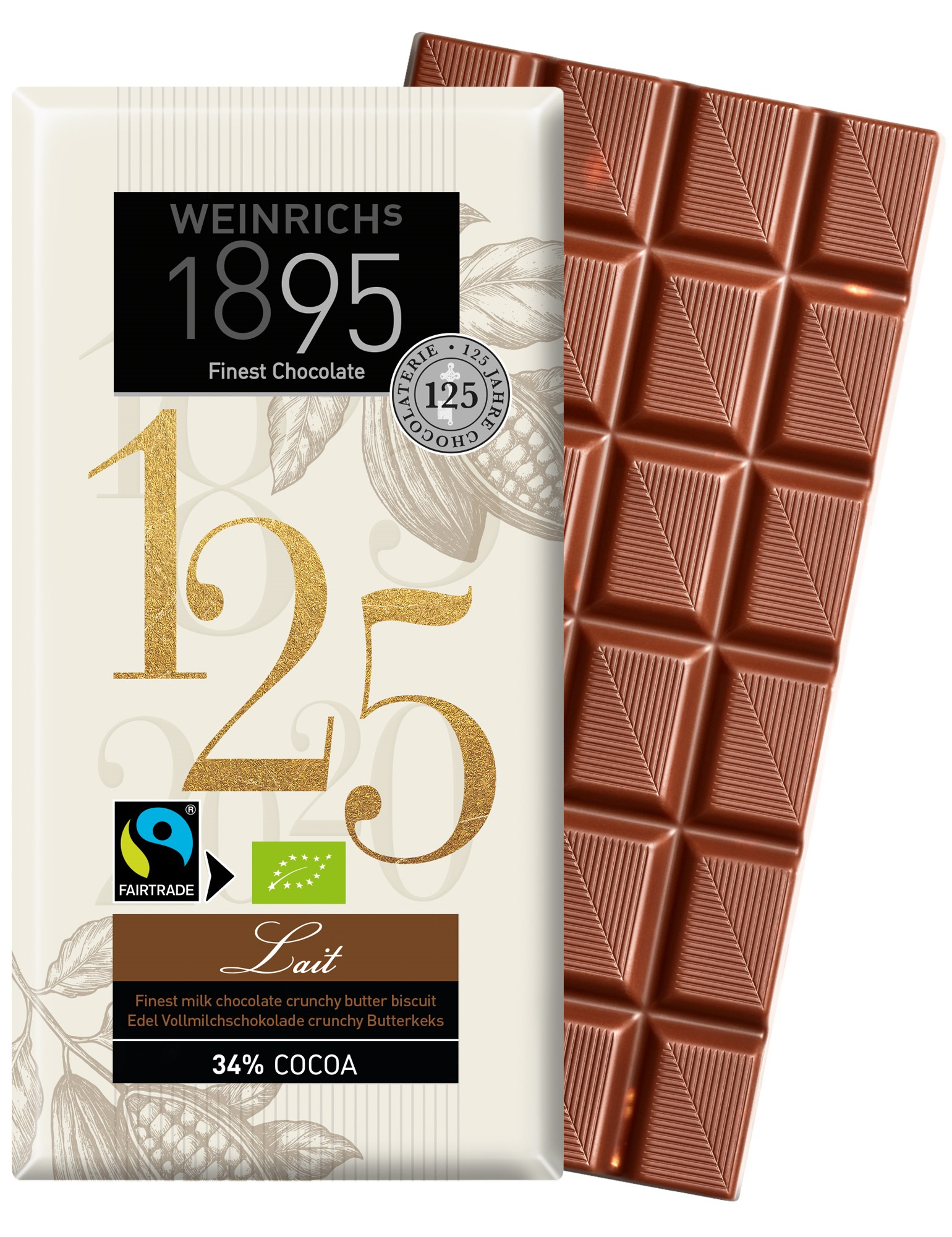 WEINRICHs 1895 Bio FLO Vollmilch Keks 125 Jahre 100g – Bild 2