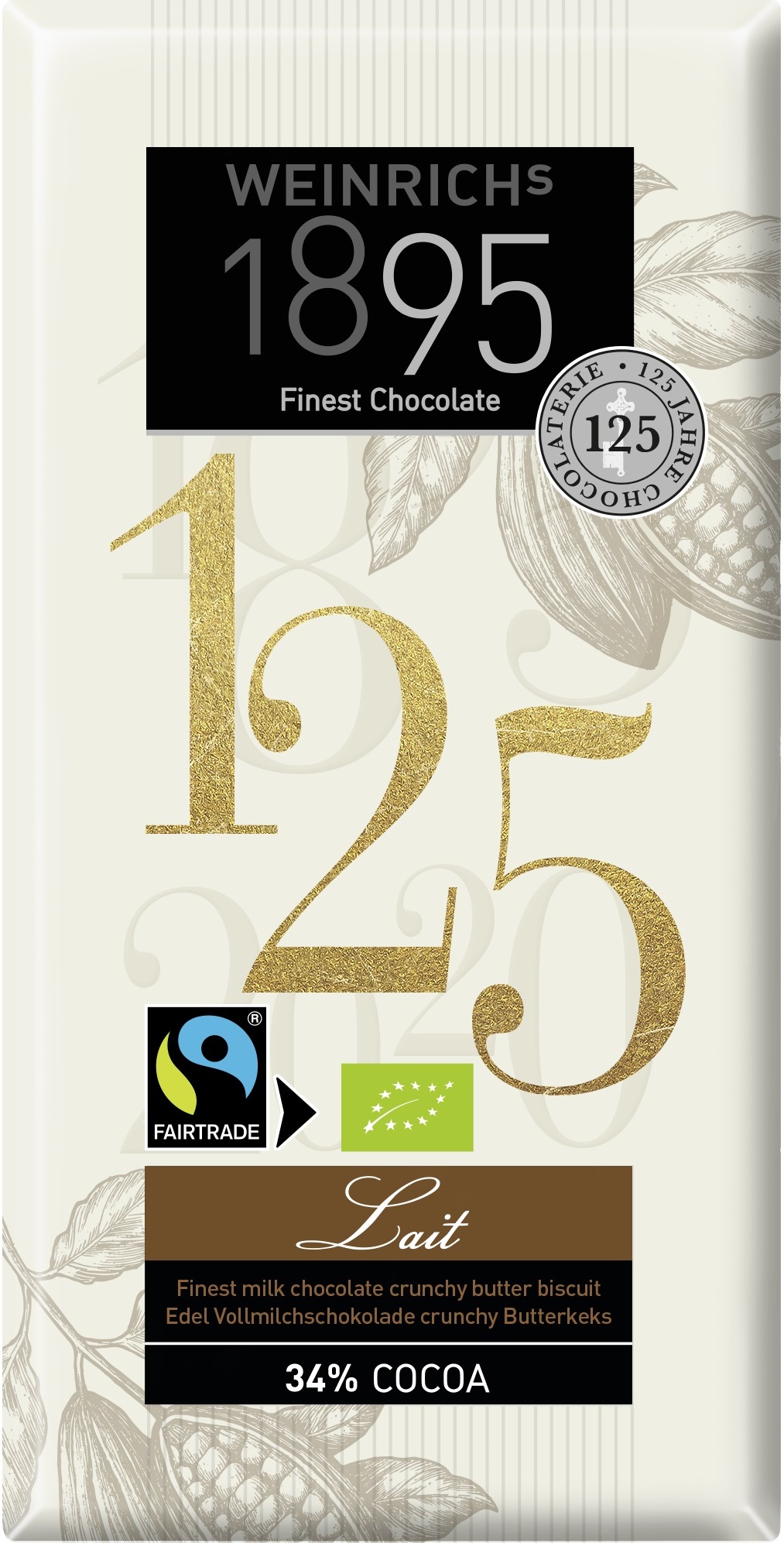 WEINRICHs 1895 Bio FLO Vollmilch Keks 125 Jahre 100g